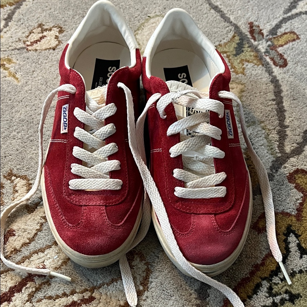 Like new Golden Goose Soul-Star red sneakers size 38 (8)